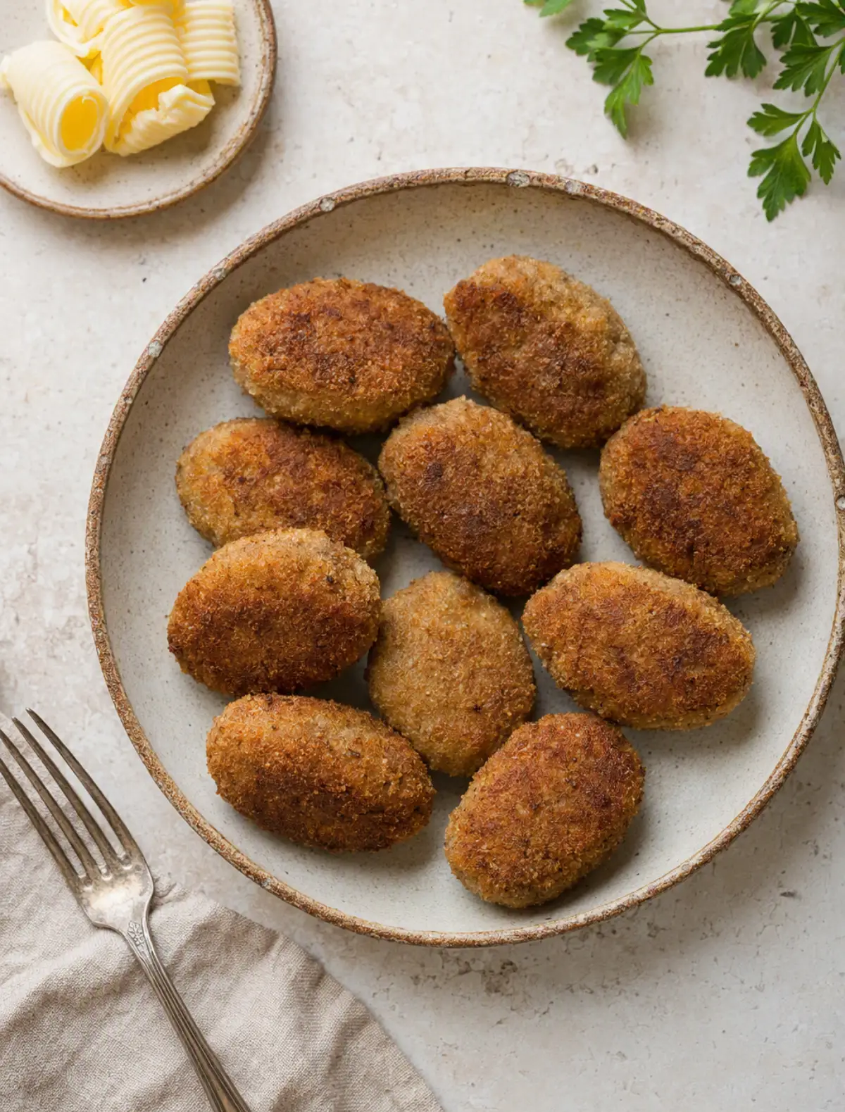 Mondeghili milanesi dorati, tradizionali polpette di carne della cucina lombarda