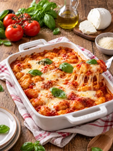 Gnocchi alla Sorrentina con pomodoro, fiordilatte e Parmigiano