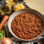 Ragù alla Bolognese tradizionale dalla consistenza densa e ben legata