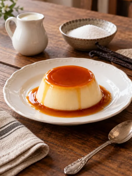 Panna Cotta piemontese con caramello
