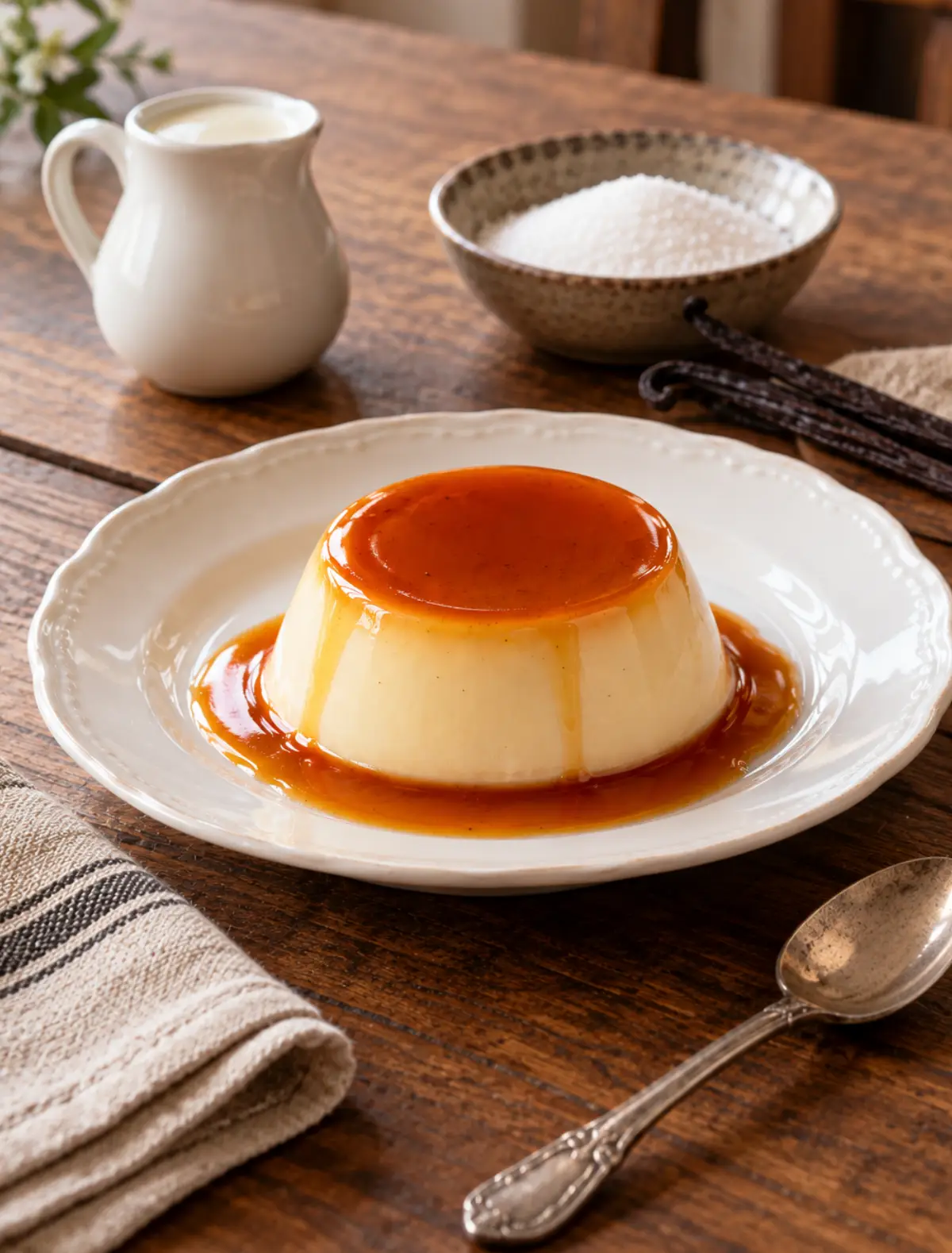 Panna Cotta piemontese con caramello