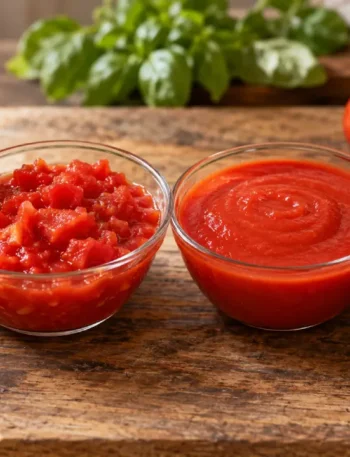 Pelati, passata, polpa e concentrato di pomodoro a confronto