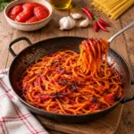 Spaghetti all’Assassina abbrustoliti nella padella di ferro